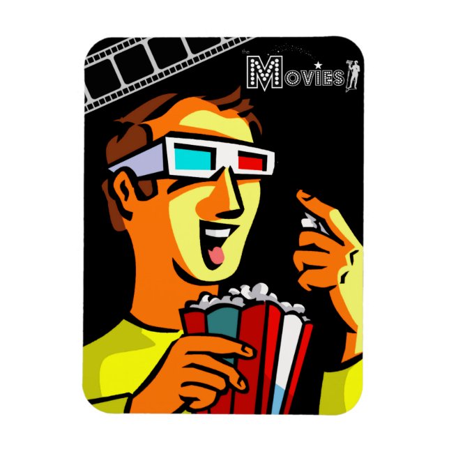 MOVIETIME ANYONE? Flexible Magnet (Vertical)