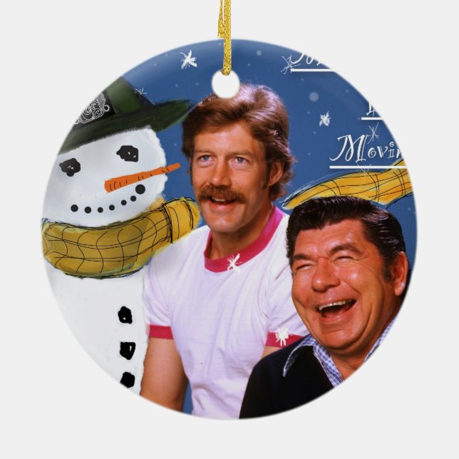 Movin' On Christmas 2020 Ceramic Tree Decoration (Back)