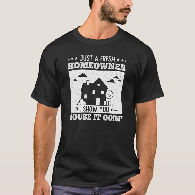 Moving Announcement House It Going First Time Home T-Shirt (Front)