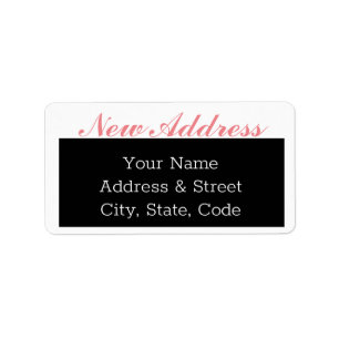 Moving Announcement New Address Label Stickers