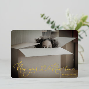 Moving Announcement New Year New Home