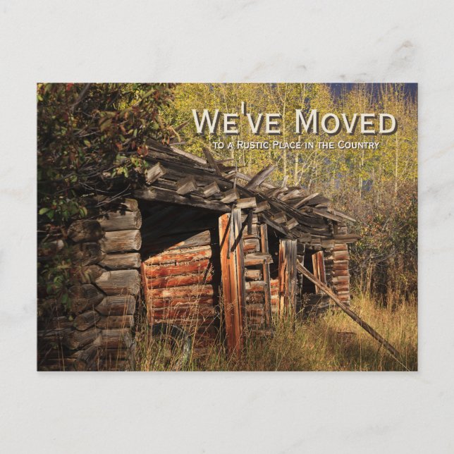 Moving Announcement Postcard (Front)