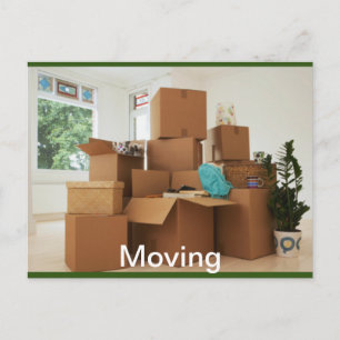 Moving Announcement Postcard