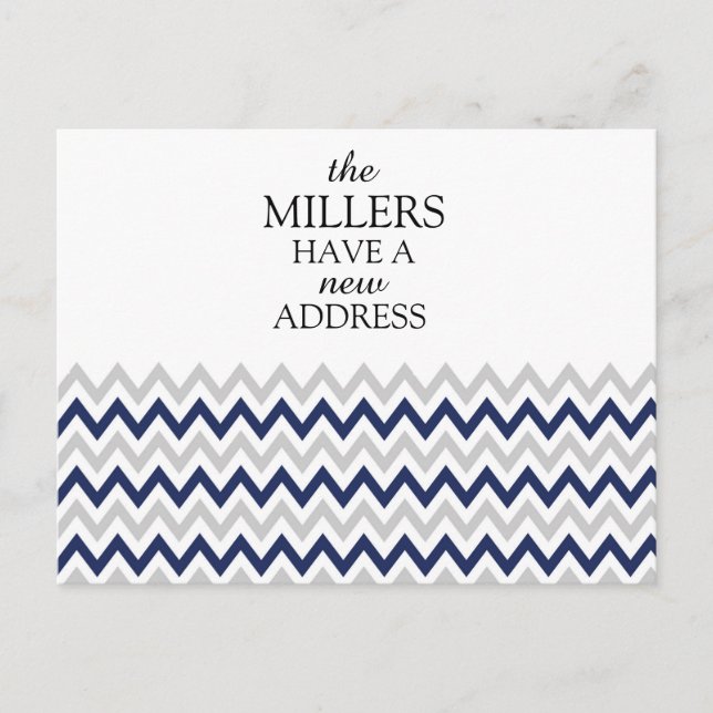 Moving Announcement Postcard (Front)