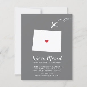 Moving Announcement State COLORADO