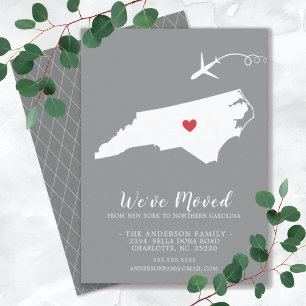 Moving Announcement   State NORTH CAROLINA