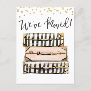 Moving Announcement We've Moved Postcard