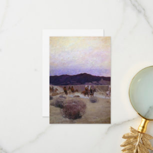 Moving Camp by Newell Convers Wyeth Thank You Card