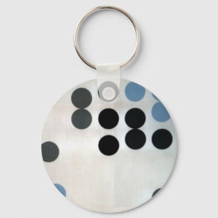 Moving Circles by Sophie Taeuber-Arp Key Ring