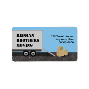 Moving Company Address Label