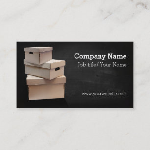 Moving company/Box/Boxes/Cardboard company Business Card