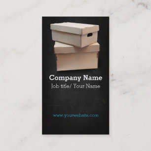 Moving company/Box/Boxes/Cardboard company Business Card