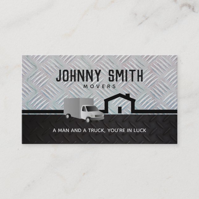 Moving Company Slogans Business Cards (Front)