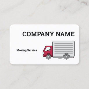 Moving Company Transportation Business Card