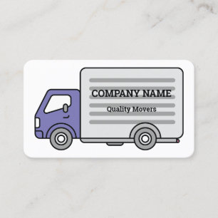 Moving Company Transportation Business Card