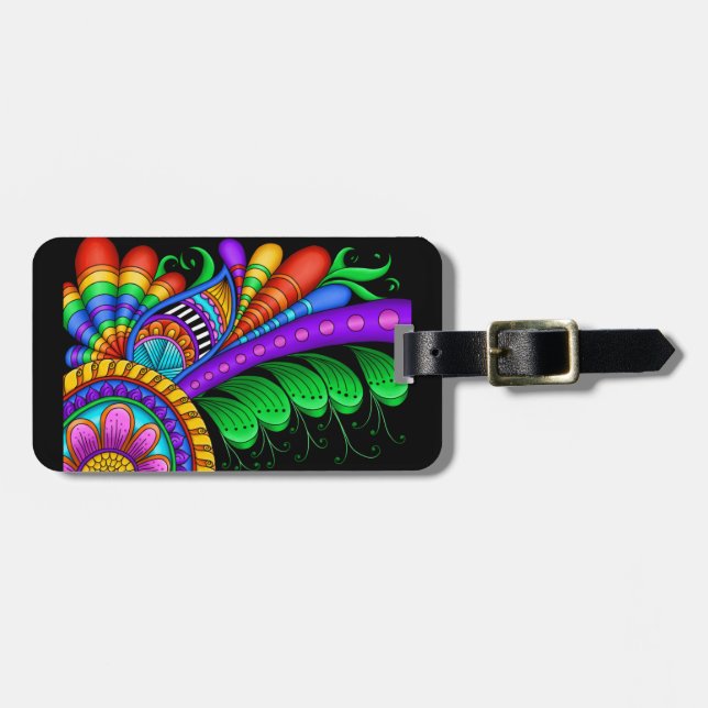 Moving Fast Luggage Tag (Front Horizontal)