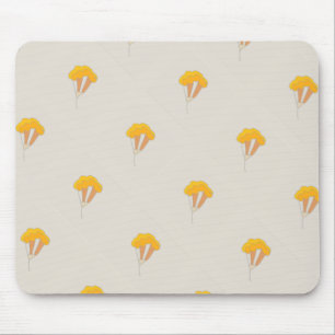 Moving flowers  mouse mat