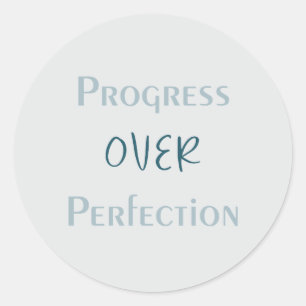 Moving Forward With Intention Minimalist Design Classic Round Sticker