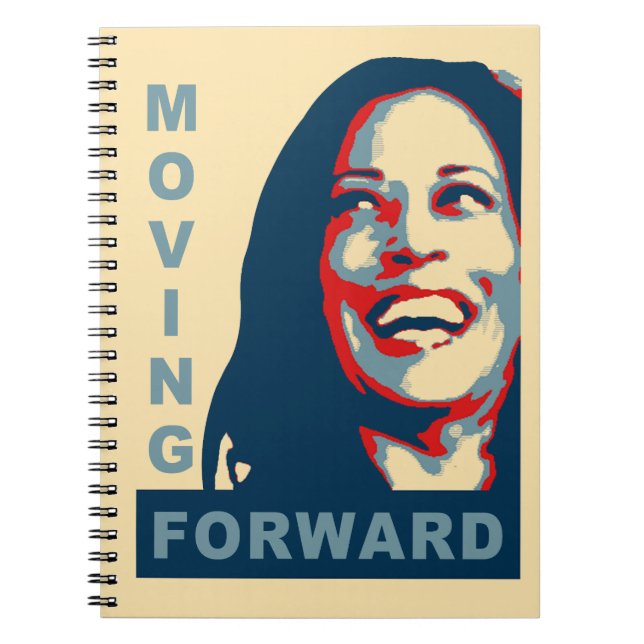 MOVING FOWARD KAMALA HARRIS 2024 NOTEBOOK (Front)