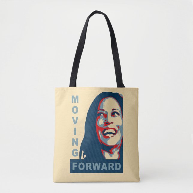 MOVING FOWARD KAMALA HARRIS 2024 Tote (Front)