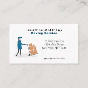 Moving Guy Company Service Business Card