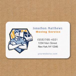 Moving Guy Company Service Business Card