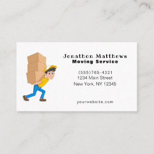 Moving Guy Company Service Business Card