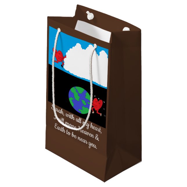Moving Heaven and Earth Small Gift Bag (Front Angled)