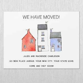 Moving Home Change of Address Magnetic Card