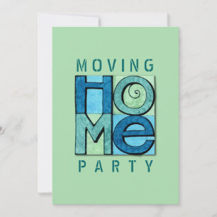 Moving Home Party Invitation
