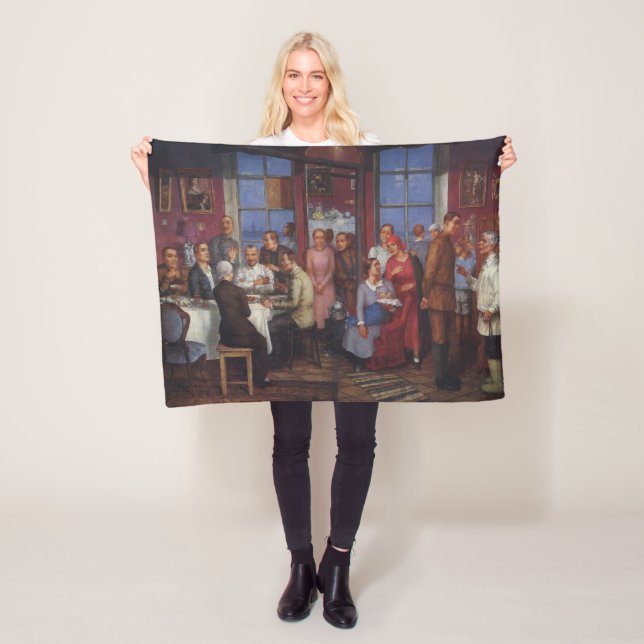 Moving House Party Fleece Blanket (In Situ)