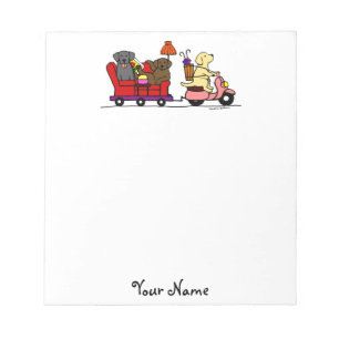Moving Labradors Notepad