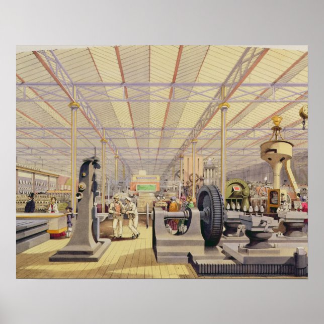 Moving Machinery, plate 49 from 'Dickinsons' Compr Poster (Front)