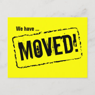 Moving postcards with attention getting colours