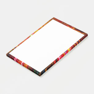 Moving Rainbow Lights Post-it Notes