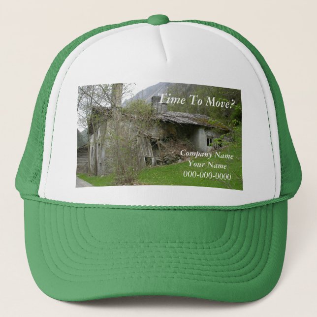 Moving/Real Estate Ad Hat (Front)