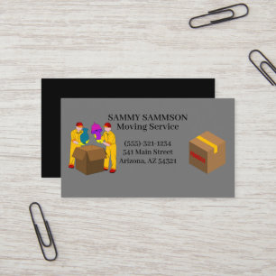 Moving Service Business Card