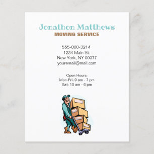 Moving Service Company Service Business Flyer