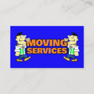 Moving Services Company Furniture Hauling Trucking Business Card