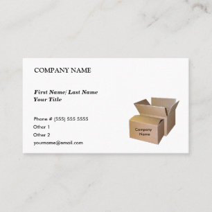 Moving/Shipping Business Card