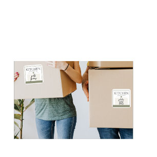 Moving Sticker Room Label