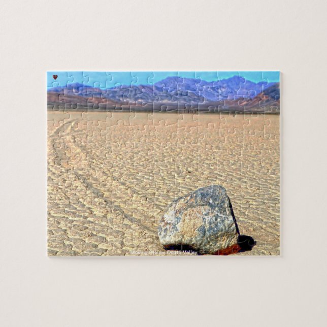 Moving Stones Death Valley Jigsaw Puzzle (Horizontal)