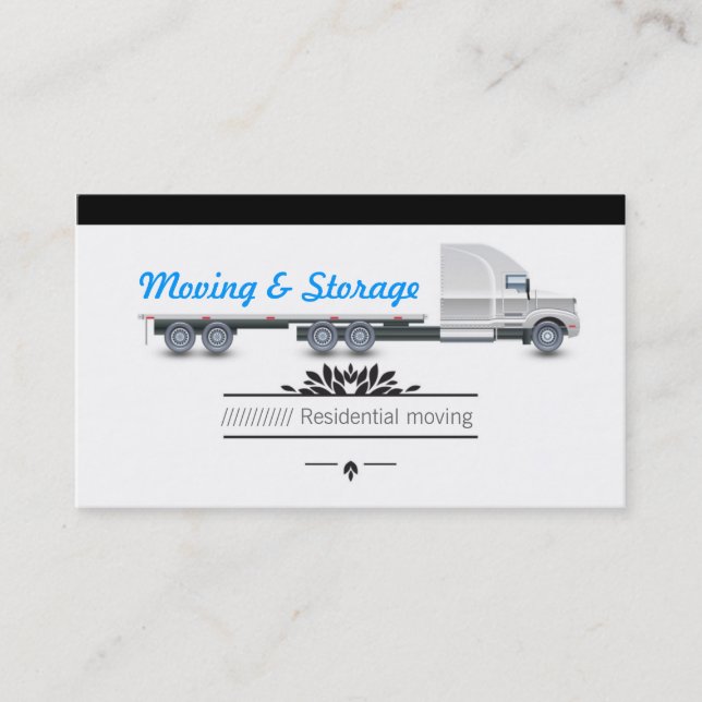 Moving & Storage Business Card (Front)