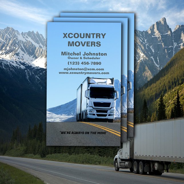 Moving & Storage Company Business Card (Creator Uploaded)
