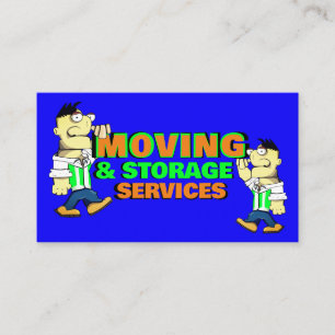 Moving & Storage Company Full Service Professional Business Card