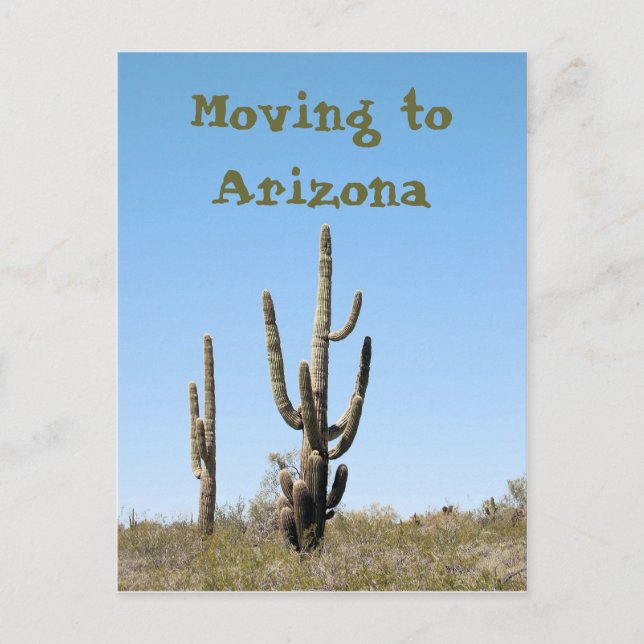 Moving To Arizona Postcard (Front)