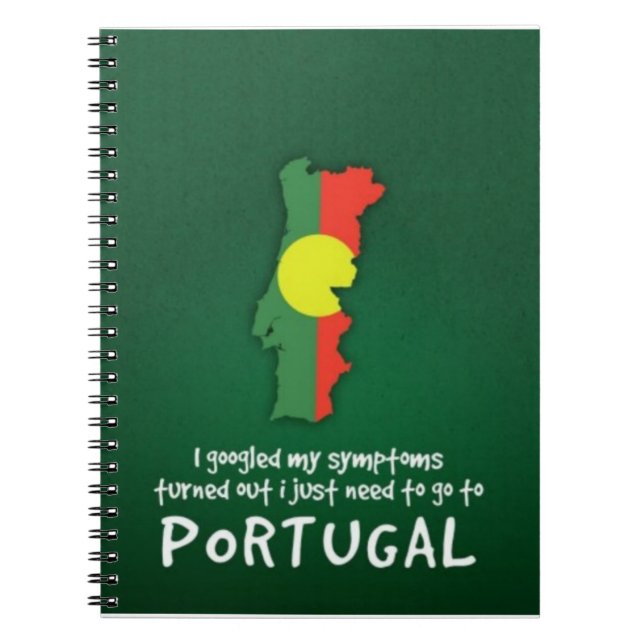 Moving to Portugal Spiral Notebook (Front)