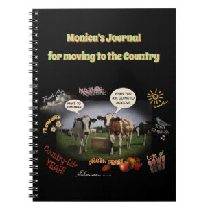 Moving to the Country (customisable) Notebook