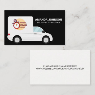 Moving Truck   Delivery Service   Truck Business Card
