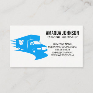 Moving Van   Truck Service Business Card
